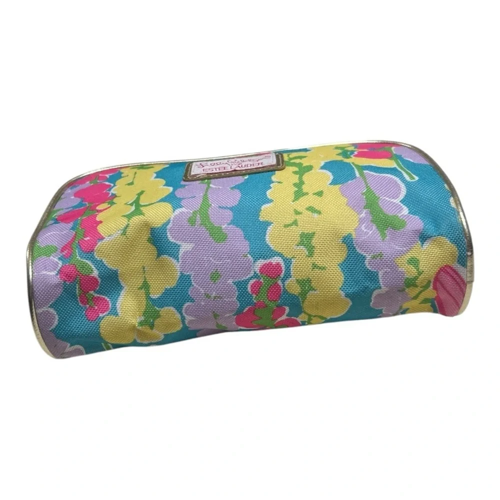 Lilly Pulitzer Estee Lauder Floral Cosmetic Bag